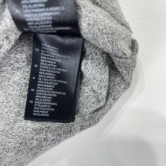 HM Women Medium Cropped Shirt Gray J'aimeles Mauvais Garcons - Picture 9 of 13